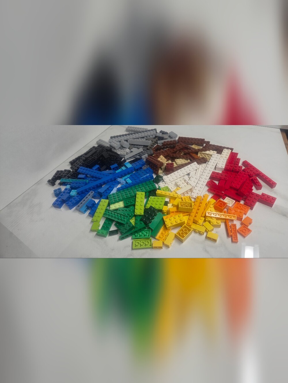 Lego Lot Multi-color Mixed Bricks & Plates (1 lb) <#3>